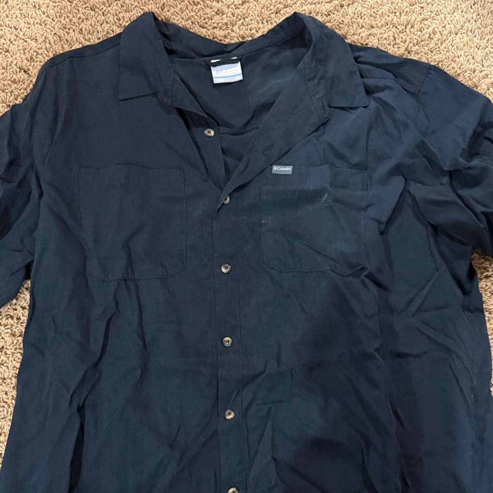 Columbia Black Casual Shirt